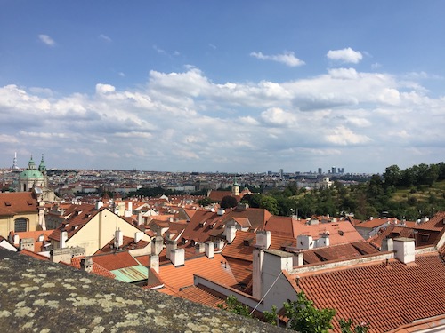 Näkymä Prahassa, 2022.